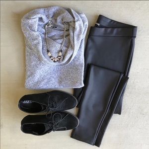 Express Leather Leggings NWOT